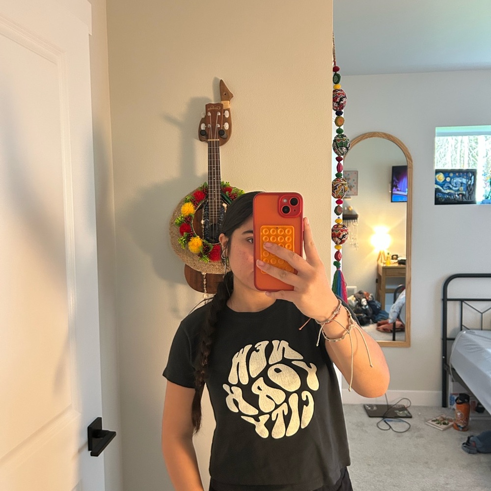 Brandy Melville Black New York City Tee